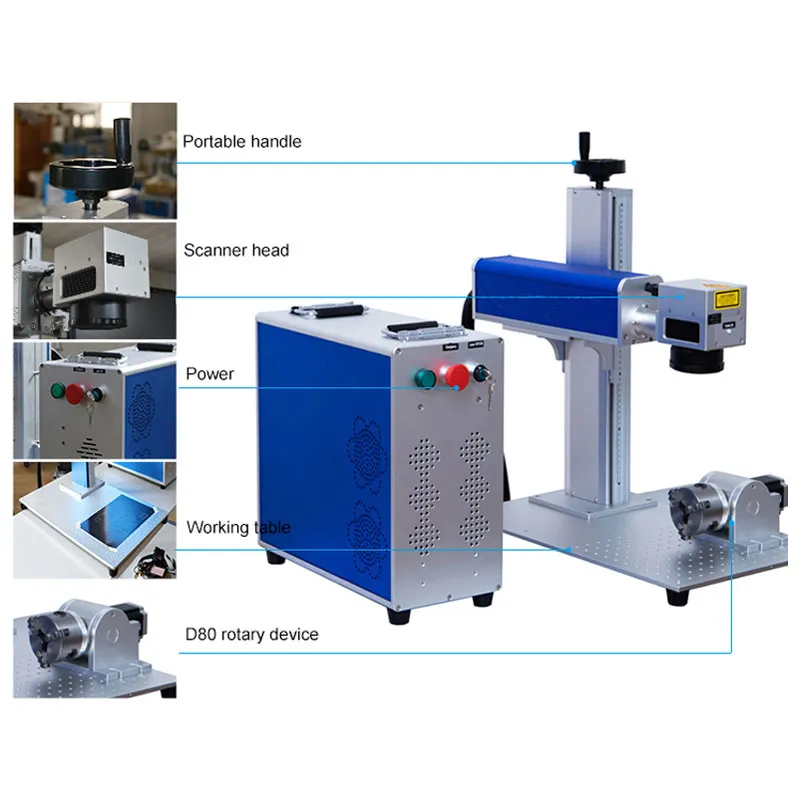 JL-FB20-1 Split Fiber Laser Marking Machine