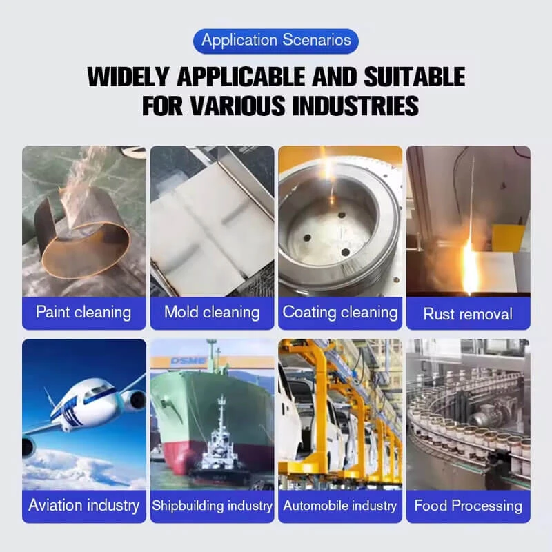 Application of laser cleaning machine