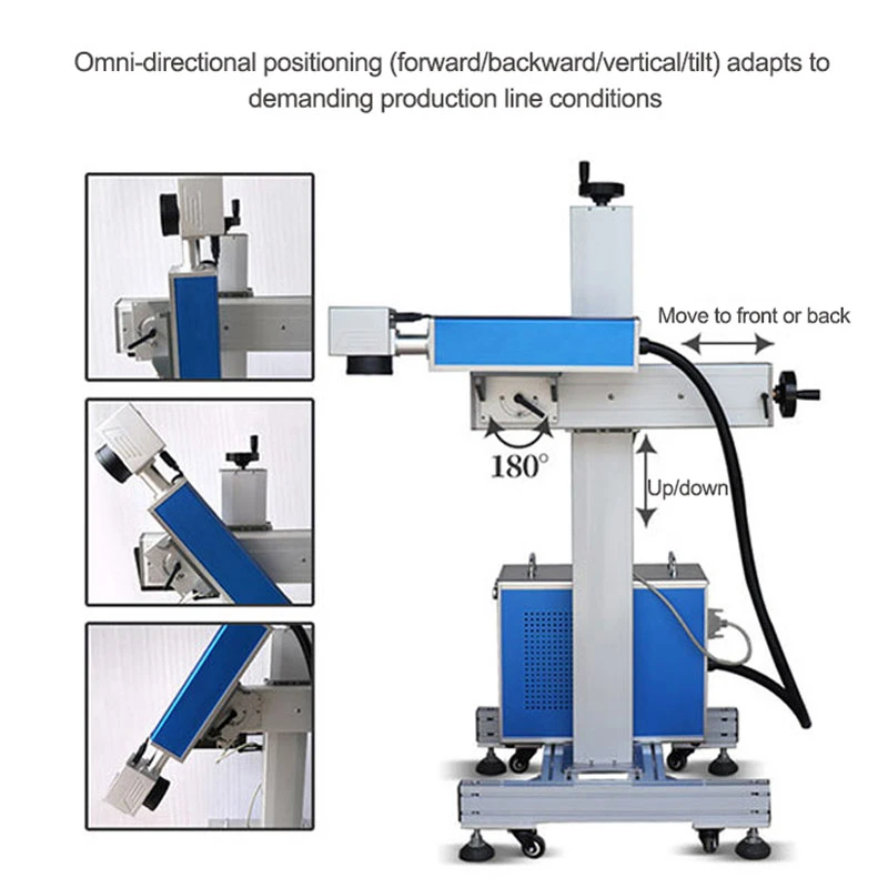 Flying laser marking machine details