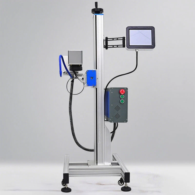 Fiber flying laser marking machine