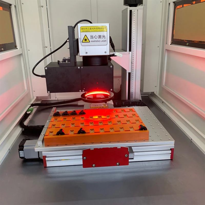 Green light laser marking machine application